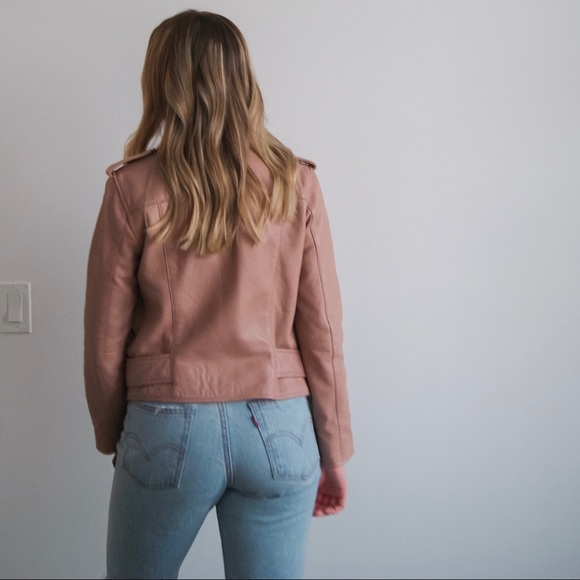 *SOLD* All Saints Leather Jacket - Picture 4 of 4